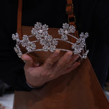 ST1-17470 Oversize Wedding Tiaras Crowns