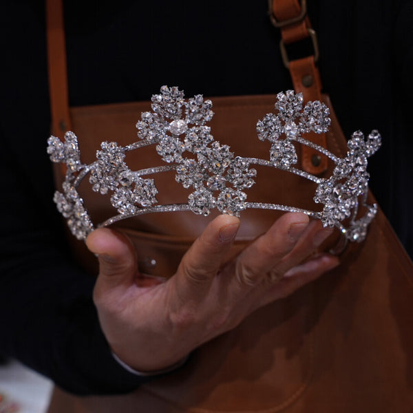 ST1-17470 Oversize Wedding Tiaras Crowns