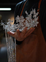 ST1-17476 Princess Pearls Wedding Tiaras Headpieces