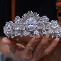 ST1-17530 Zircon Wedding Headpieces