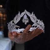 ST1-17582 Forehead Brides Zircon Crowns
