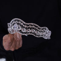 ST1-17624 Crystals Brides Tiara Headpieces