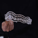 ST1-17624 Crystals Brides Tiara Headpieces