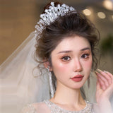 Oversize Crystal Great Zircon Bridal Headpieces Tiara