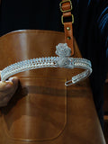 Elegant Pearls Crystals Wedding Crown Headpieces asl-0289