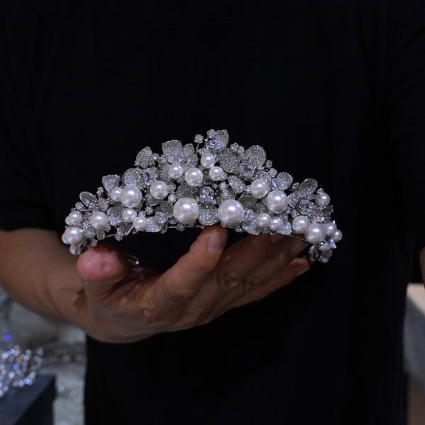 Zircon Wedding Tiaras Crown ASL-0405