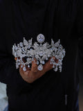 sl-0491 Elegant Royal Zircon Wedding Crowns