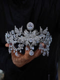 sl-0491 Elegant Royal Zircon Wedding Crowns