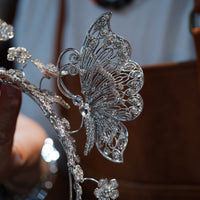 st1-17241 Luxurious Adjustable Zircon Wedding Tiaras Headpieces