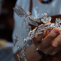 st1-17241 Luxurious Adjustable Zircon Wedding Tiaras Headpieces