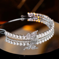 ST1-17261 Crystal Butterfly Wedding Tiaras Crowns