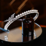 ST1-17261 Crystal Butterfly Wedding Tiaras Crowns