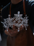 st1-17379 Forehead Zircon Wedding Tiaras Crowns