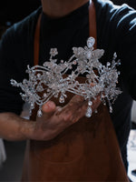 st1-17379 Forehead Zircon Wedding Tiaras Crowns