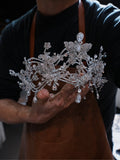 st1-17379 Forehead Zircon Wedding Tiaras Crowns
