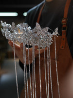 ST1-17476 Princess Pearls Wedding Tiaras Headpieces