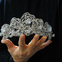 ST1-17496 Princess Zircon Wedding Tiaras Headpieces