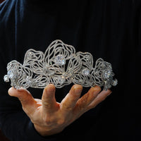 ST1-17496 Princess Zircon Wedding Tiaras Headpieces