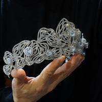 ST1-17496 Princess Zircon Wedding Tiaras Headpieces