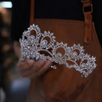 st1-17654 European Zircon Wedding Tiaras
