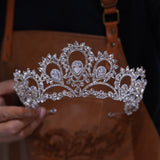 st1-17654 European Zircon Wedding Tiaras