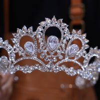 st1-17654 European Zircon Wedding Tiaras