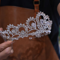st1-17654 European Zircon Wedding Tiaras