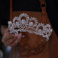 st1-17654 European Zircon Wedding Tiaras
