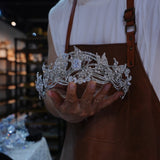 st1-17734 /2 wasy Gorgeous Pearls Wedding Crown