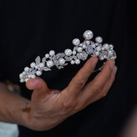 st1-st1-17815 Princess &Pearls Wedding Tiaras Crowns