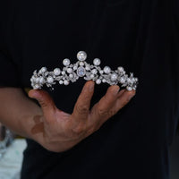 st1-st1-17815 Princess &Pearls Wedding Tiaras Crowns
