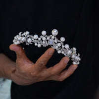 st1-st1-17815 Princess &Pearls Wedding Tiaras Crowns
