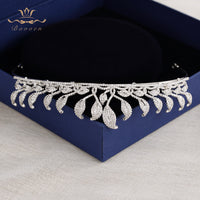 Full Zircon Brides Crowns Tiaras Elegant Headband For Brides Wedding Hair Accessories Evening Hair Jewelry