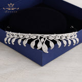Full Zircon Brides Crowns Tiaras Elegant Headband For Brides Wedding Hair Accessories Evening Hair Jewelry