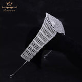 Royal Gold Silver Crystal Tiaras Crowns for Brides Wedding Full Zircon Hairbands Evening Hair Accessories