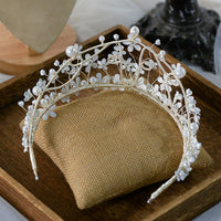 Sweet Whitge Flower  Brides Tiaras Headpieces CRrown