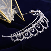 Gorgeous Crown Tiara de Noiva Princess Wedding Hair Accessories Women Hair Jewelry Zircon Bridal Crown and Tiaras