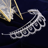 Gorgeous Crown Tiara de Noiva Princess Wedding Hair Accessories Women Hair Jewelry Zircon Bridal Crown and Tiaras