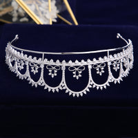 Gorgeous Crown Tiara de Noiva Princess Wedding Hair Accessories Women Hair Jewelry Zircon Bridal Crown and Tiaras