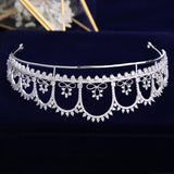 Gorgeous Crown Tiara de Noiva Princess Wedding Hair Accessories Women Hair Jewelry Zircon Bridal Crown and Tiaras
