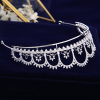 Gorgeous Crown Tiara de Noiva Princess Wedding Hair Accessories Women Hair Jewelry Zircon Bridal Crown and Tiaras