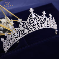 New Design Wedding Tiaras Bridal Headpiece Bride Hair Jewelry Queen Crowns Tocado Novia Wedding Hair Accessories