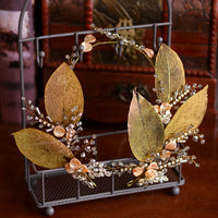Flower Brides Headbands Rhinestone Soft  Bridal Hairbands Wedding Hair Accessories Evening Headdress