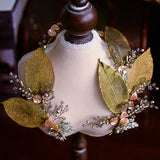 Flower Brides Headbands Rhinestone Soft  Bridal Hairbands Wedding Hair Accessories Evening Headdress