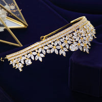 Top Quality Silver Sparkling Zircon Brides Tiaras Crown Bridal Hairbands Headpiece Wedding Hair Accessories